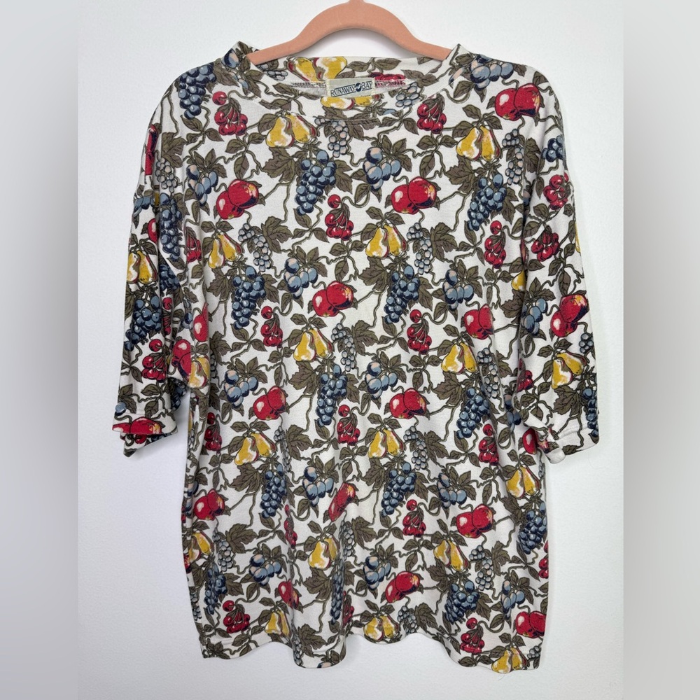 Vintage Runaway Bay Fruit Printed Tee T-Shirt - L
